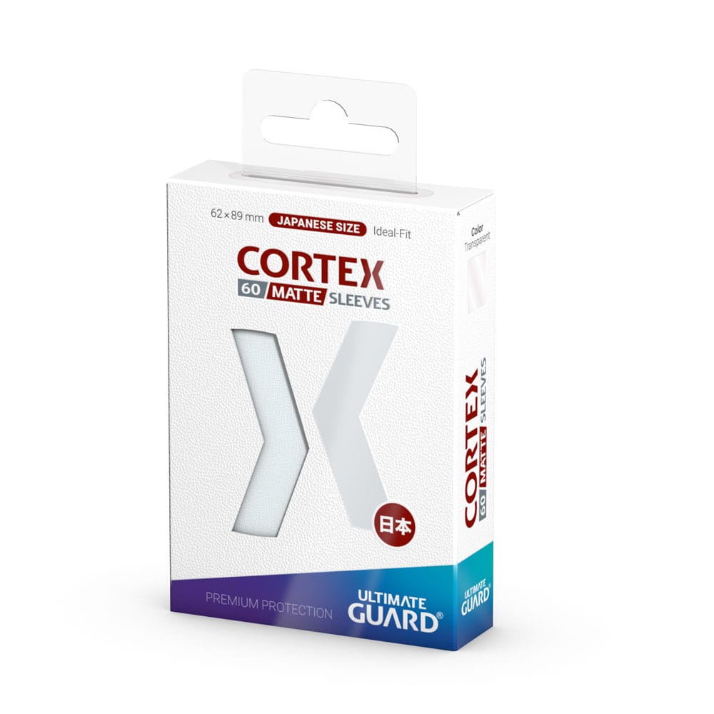 Ultimate Guard Cortex Sleeves Matte Japanese Size (60) - Transparent Ultimate Guard