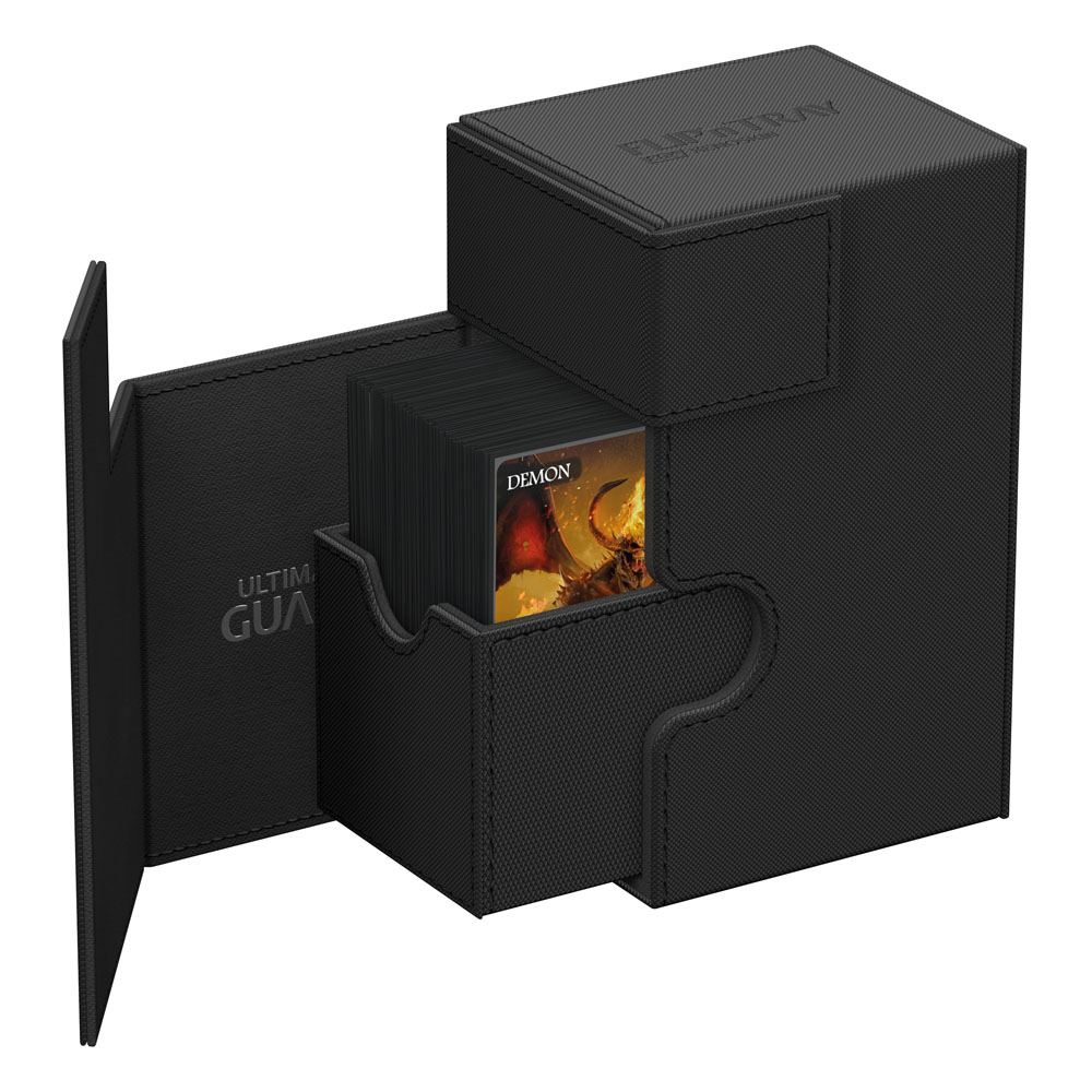 Ultimate Guard Flip'n'Tray 80+  Xenoskin - Black Ultimate Guard