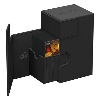 Ultimate Guard Flip’n’Tray 80+ Xenoskin - Black Card Boxes