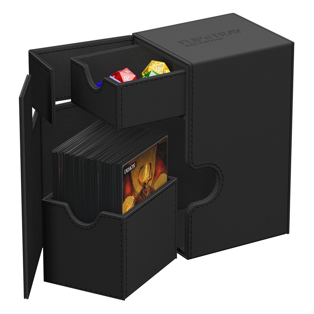Ultimate Guard Flip'n'Tray 80+  Xenoskin - Black Ultimate Guard