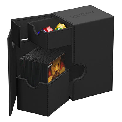 Ultimate Guard Flip'n'Tray 80+  Xenoskin - Black Ultimate Guard