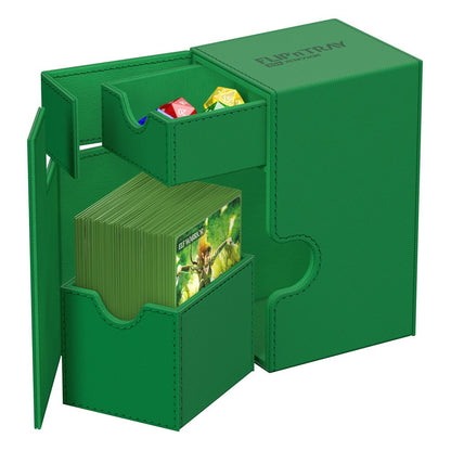 Ultimate Guard Flip’n’Tray 80+ Xenoskin - Green Card Boxes