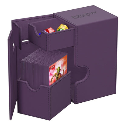 Ultimate Guard Flip'n'Tray 80+  Xenoskin - Purple Ultimate Guard