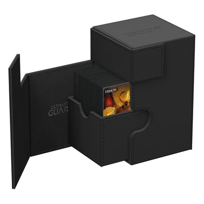 Ultimate Guard Flip'n'Tray 100+ Xenoskin - Black Ultimate Guard