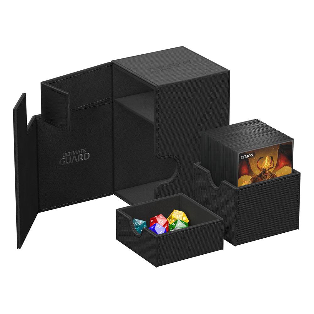 Ultimate Guard Flip'n'Tray 100+ Xenoskin - Black Ultimate Guard
