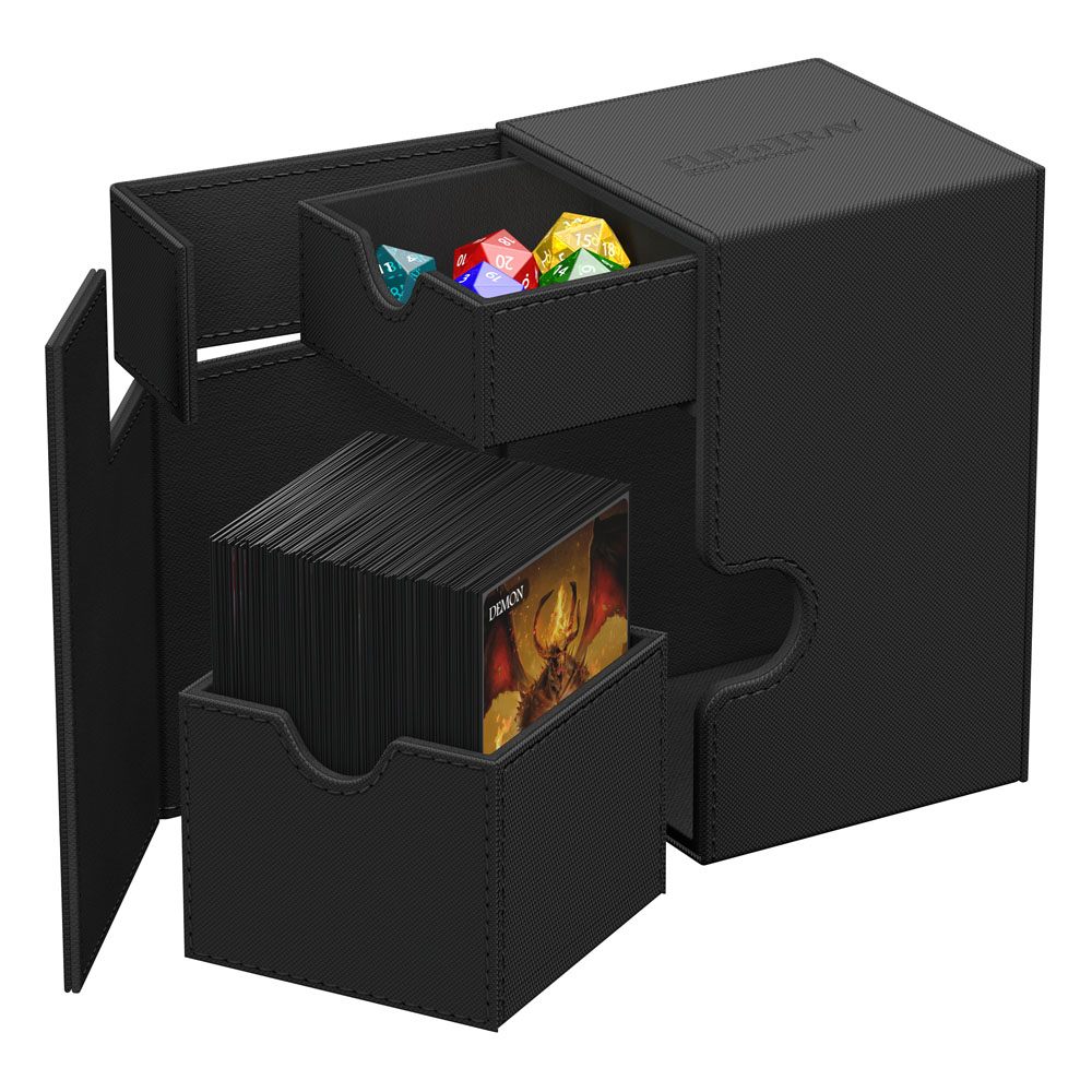 Ultimate Guard Flip'n'Tray 100+ Xenoskin - Black Ultimate Guard