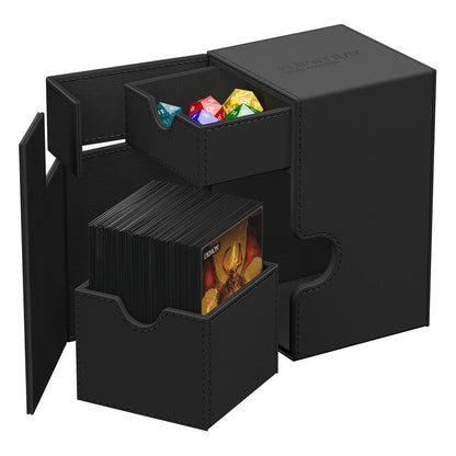 Ultimate Guard Flip'n'Tray 100+ Xenoskin - Black Ultimate Guard