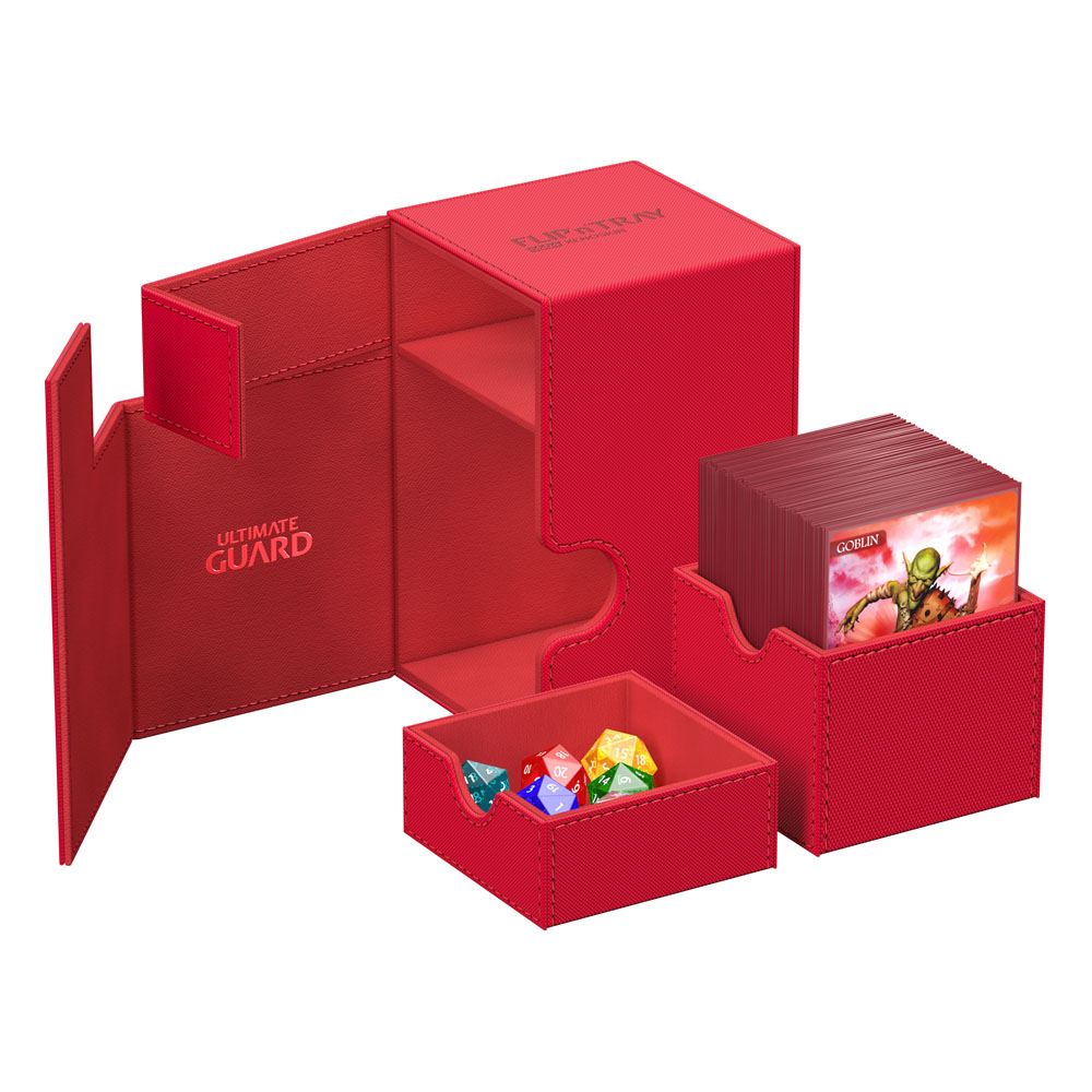 Ultimate Guard Flip'n'Tray 100+ Xenoskin - Red Ultimate Guard