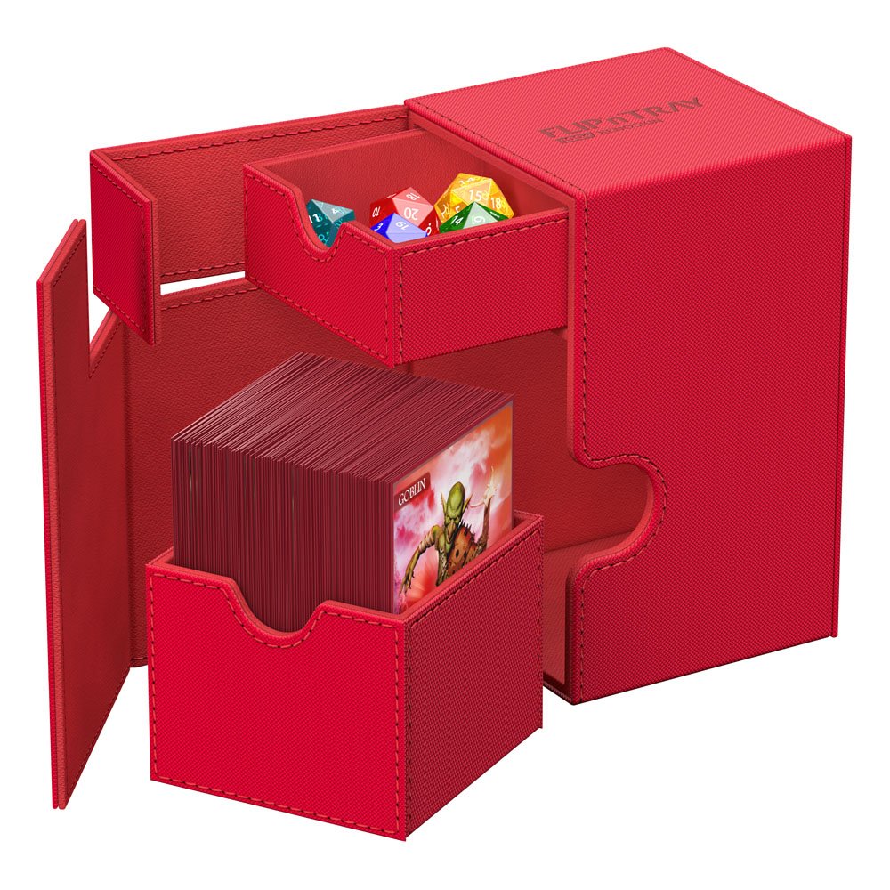 Ultimate Guard Flip'n'Tray 100+ Xenoskin - Red Ultimate Guard