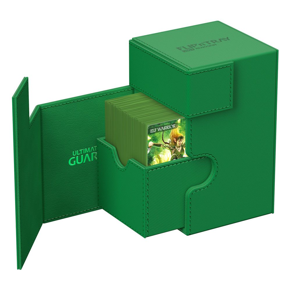 Ultimate Guard Flip'n'Tray 100+ Xenoskin - Green Ultimate Guard