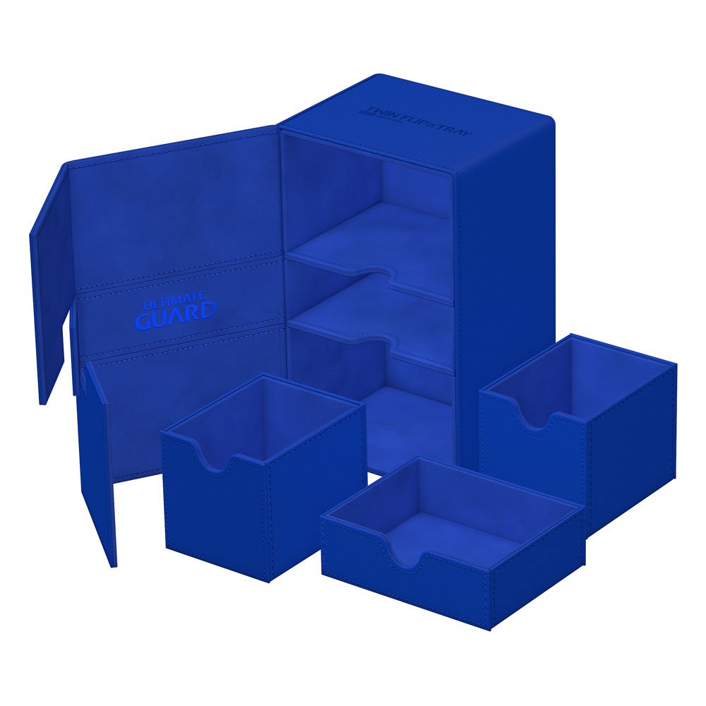 Ultimate Guard Twin Flip'n'Tray 160+ Xenoskin - Blue Ultimate Guard