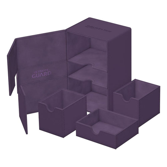 Ultimate Guard Twin Flip’n’Tray 160+ Xenoskin - Purple Card Boxes