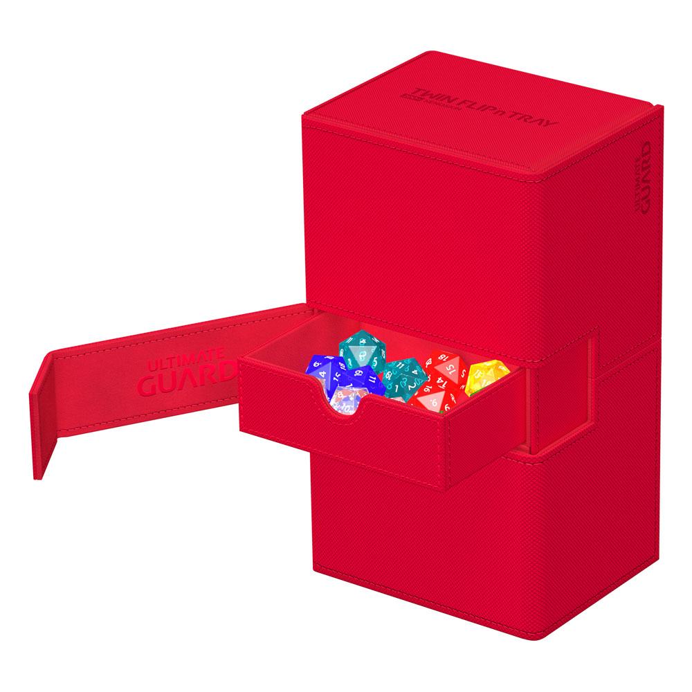Ultimate Guard Twin Flip'n'Tray 200+ Xenoskin - Red Ultimate Guard