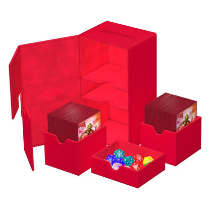 Ultimate Guard Twin Flip'n'Tray 200+ Xenoskin - Red Ultimate Guard