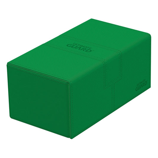 Ultimate Guard Twin Flip'n'Tray 200+ Xenoskin - Green Ultimate Guard