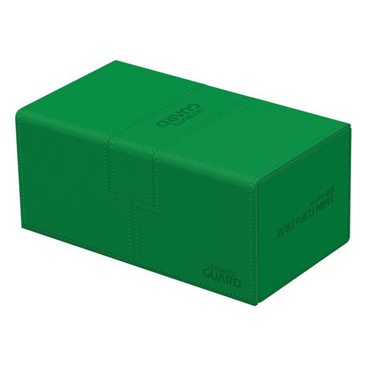 Ultimate Guard Twin Flip'n'Tray 200+ Xenoskin - Green Ultimate Guard