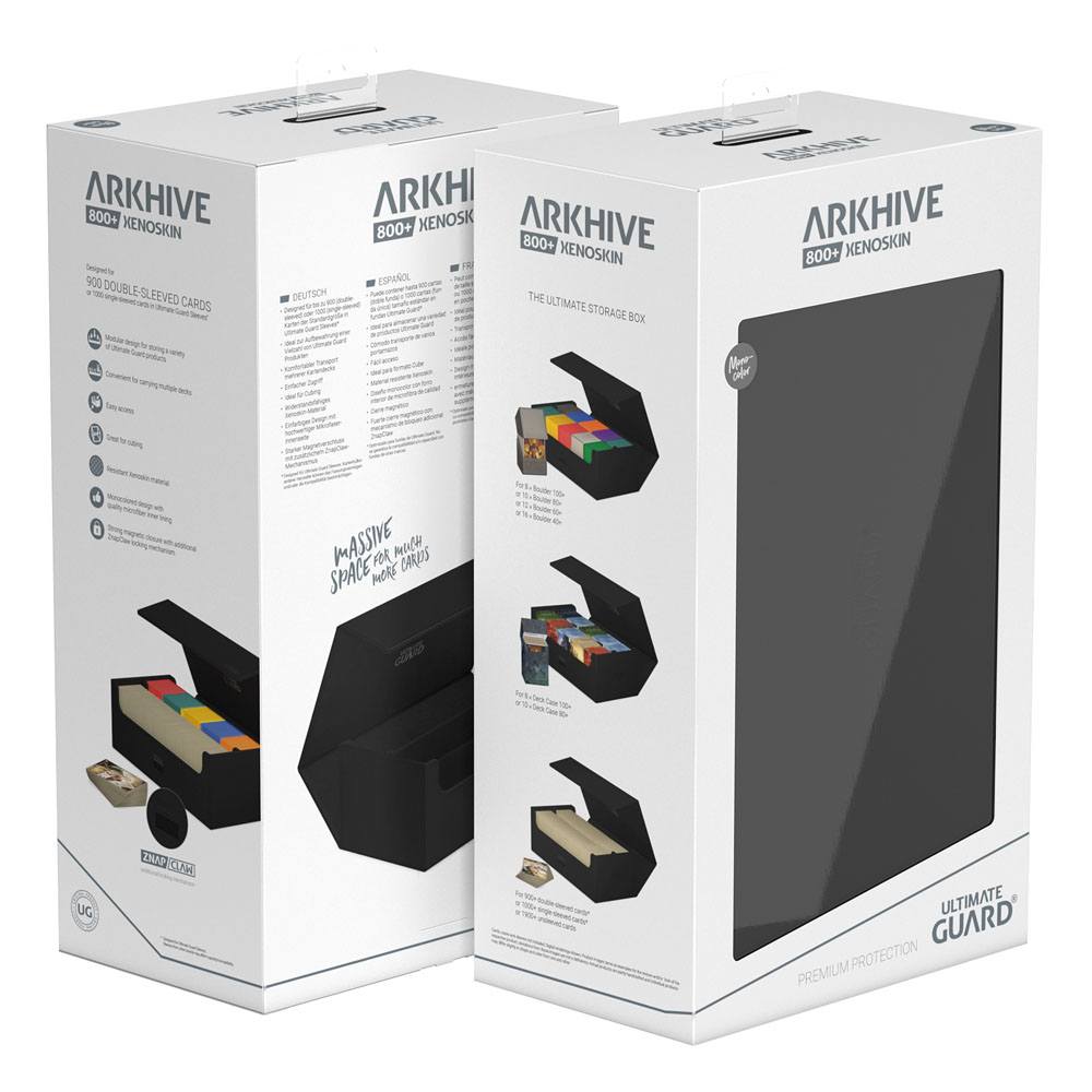Ultimate Guard Arkhive 800+ Xenoskin -  Black Ultimate Guard
