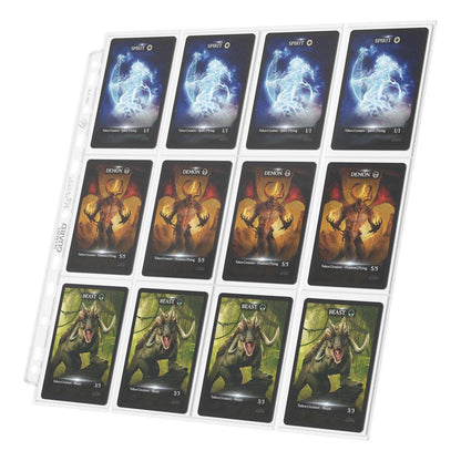 Ultimate Guard 24-Pocket QuadRow Pages Side-Loading (10) - Transparent Ultimate Guard