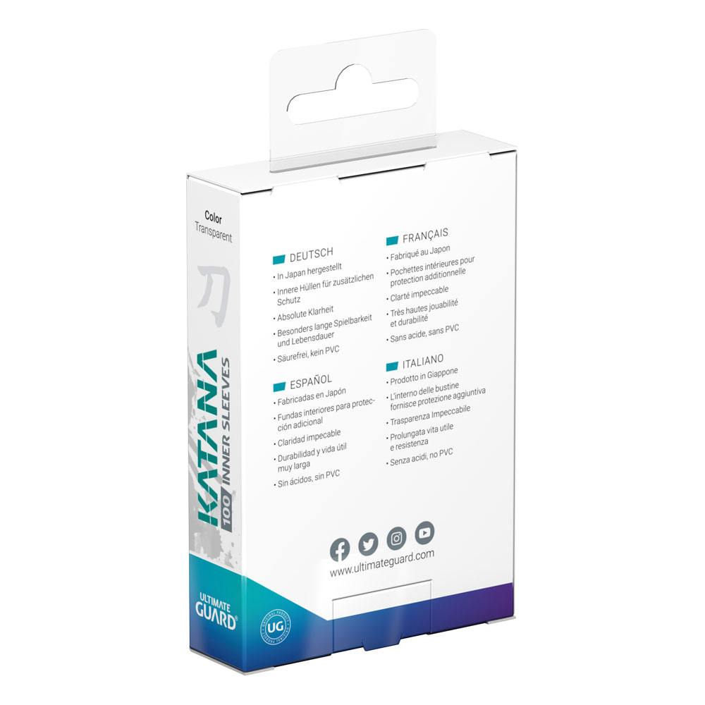 Ultimate Guard Katana Inner Sleeves Standard Size (100) Ultimate Guard