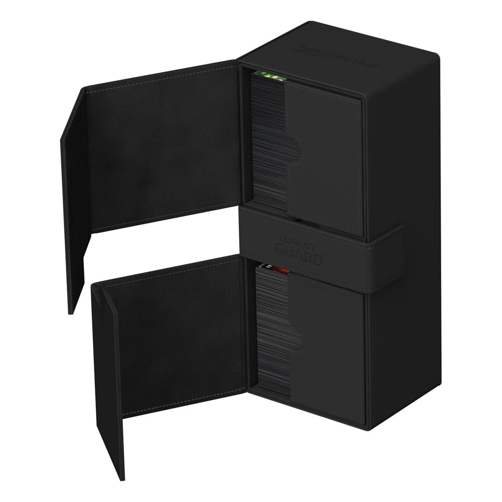 Ultimate Guard Twin Flip'n'Tray 266+ Xenoskin - Black Ultimate Guard