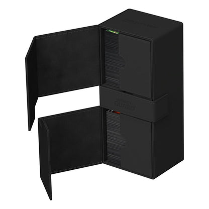 Ultimate Guard Twin Flip'n'Tray 266+ Xenoskin - Black Ultimate Guard