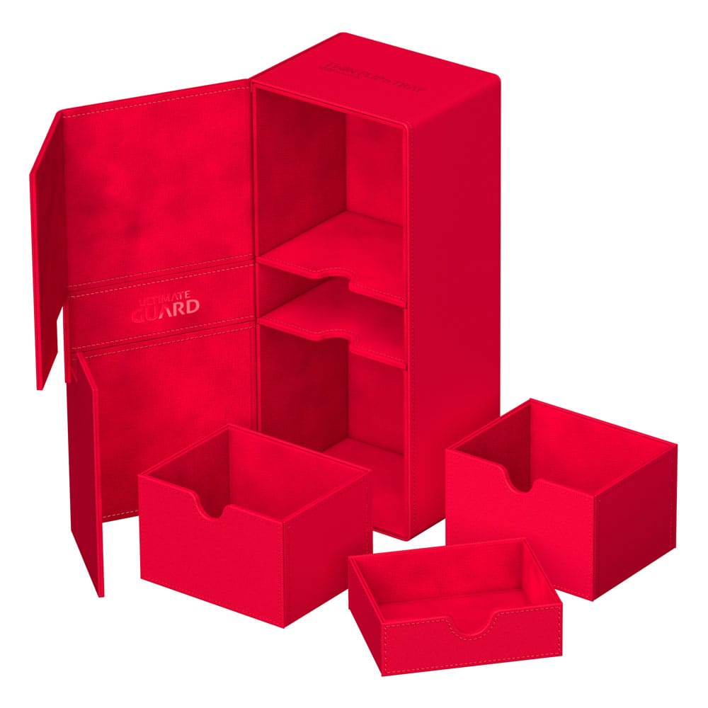 Ultimate Guard Twin Flip'n'Tray 266+ Xenoskin - Red Ultimate Guard