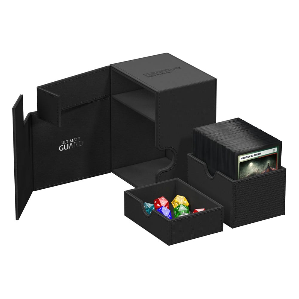 Ultimate Guard Flip'n'Tray 133+ Xenoskin - Black Ultimate Guard