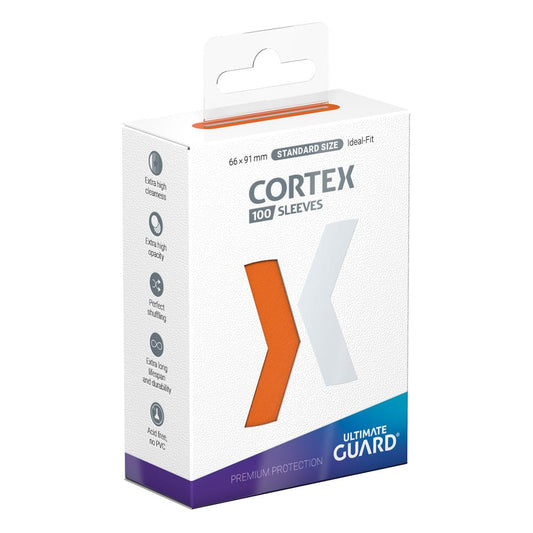 Ultimate Guard Cortex Sleeves Standard Size (100) - Orange Ultimate Guard
