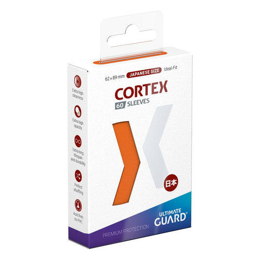 Ultimate Guard Cortex Sleeves Japanese Size (60) - Orange Ultimate Guard