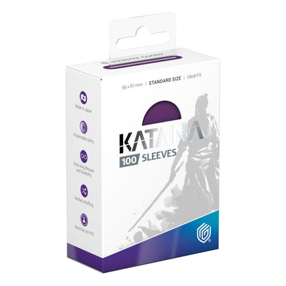 Ultimate Guard Katana Sleeves Standard Size (100) - Iris Bloom Ultimate Guard