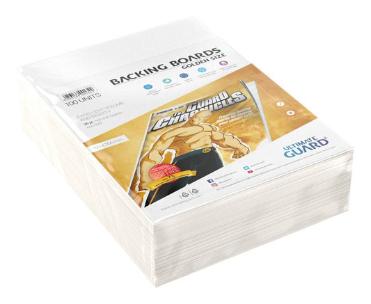 Ultimate Guard Comic Backing Boards (100) - Golden Size Ultimate Guard