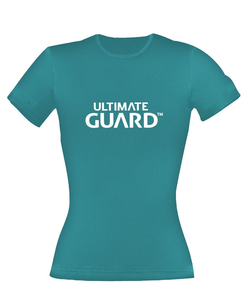 Ultimate Guard Ladies T-Shirt Wordmark Petrol Blue Size M T-shirts
