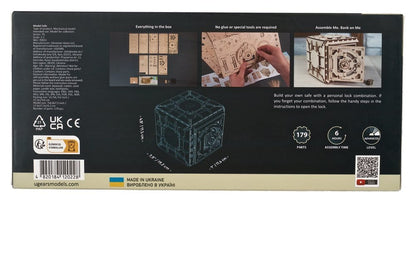 Ugears 3D Wooden Puzzle Safe
