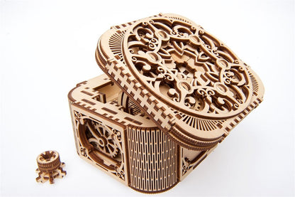 Ugears 3D Wooden Puzzle Treasure Box