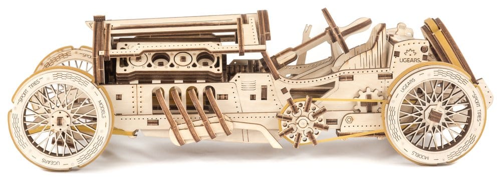 Ugears 3D Wooden Puzzle U-9 Grand Prix Car