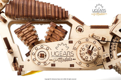 Ugears 3D Wooden Puzzle Bike VM-02