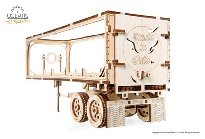 Ugears 3D Wooden Puzzle Trailer for Heavy Boy Truck VM-03