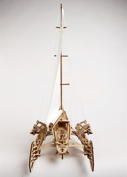 Ugears 3D Wooden Puzzle Trimaran Merihobus