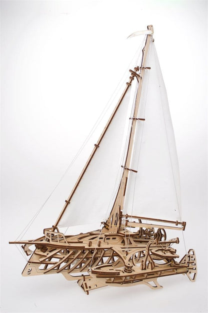 Ugears 3D Wooden Puzzle Trimaran Merihobus