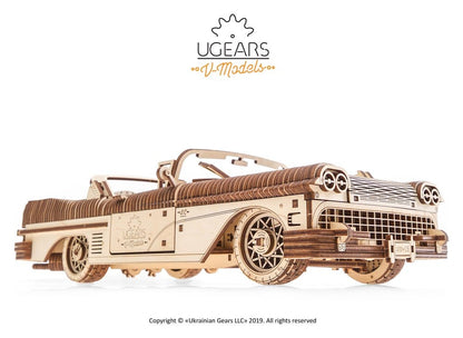 Ugears 3D Wooden Puzzle Dream Cabriolet VM-05