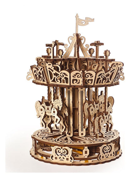 Ugears 3D Wooden Puzzle Carousel