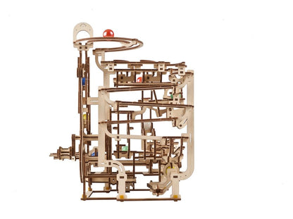 Ugears 3D Wooden Puzzle Marble Run Tiered Hoist