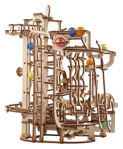 Ugears 3D Wooden Puzzle Marble Run Spiral Hoist