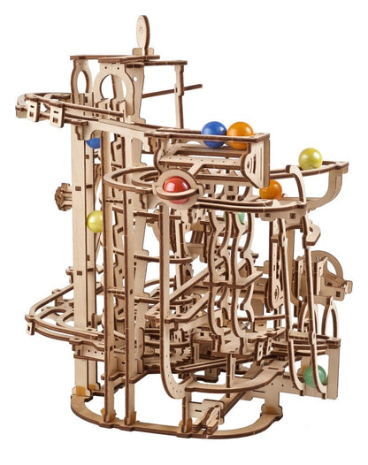 Ugears 3D Wooden Puzzle Marble Run Spiral Hoist
