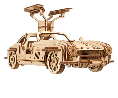 Ugears 3D Wooden Puzzle Winged Sports Coupe