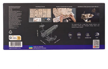 NASA 3D Wooden Puzzle Space Shuttle Discovery