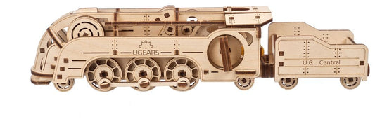 Ugears 3D Wooden Puzzle Mini Locomotive