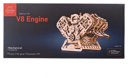 Ugears 3D Wooden Puzzle V8 Engine