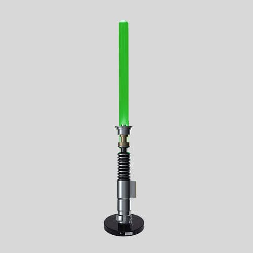 Star Wars Lamp Luke Skywalker Return Of The Jedi Green Lightsaber 59 cm Ukonic