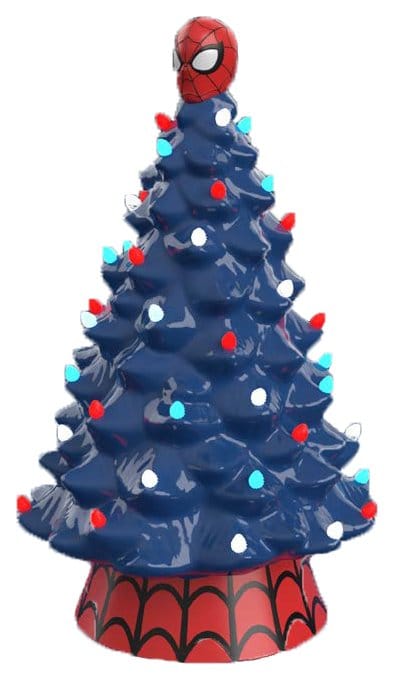 Marvel Ceramic Christmas Tree with Lights Spider-Man 23 cm Ukonic